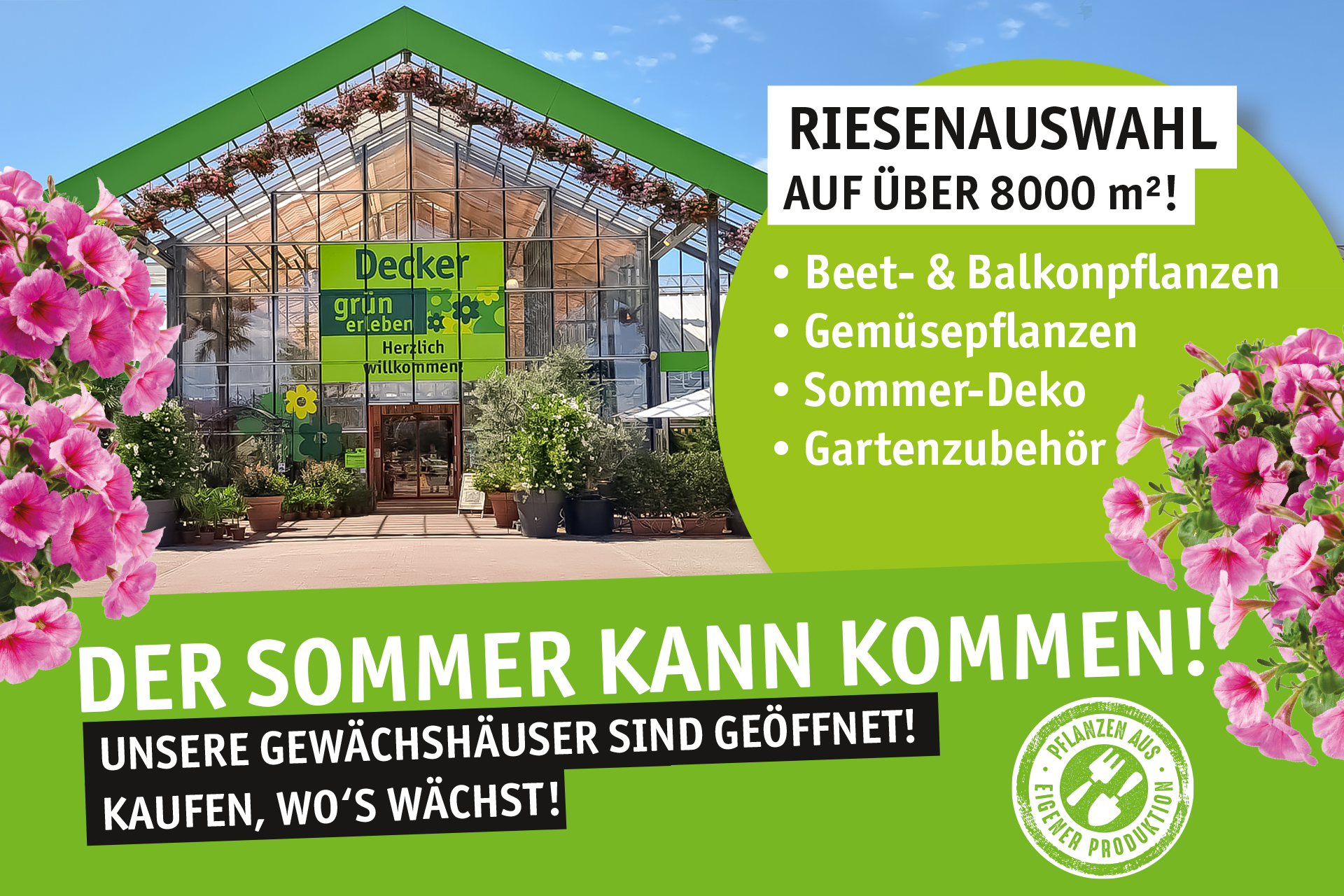 Blumen Decker Ihr Gartencenter in Achern