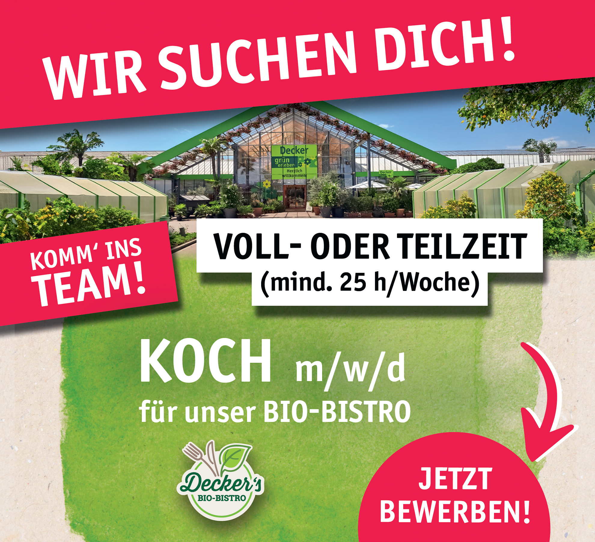 Komm ins Team - Küchen-Zauberer m/w/d gesucht!