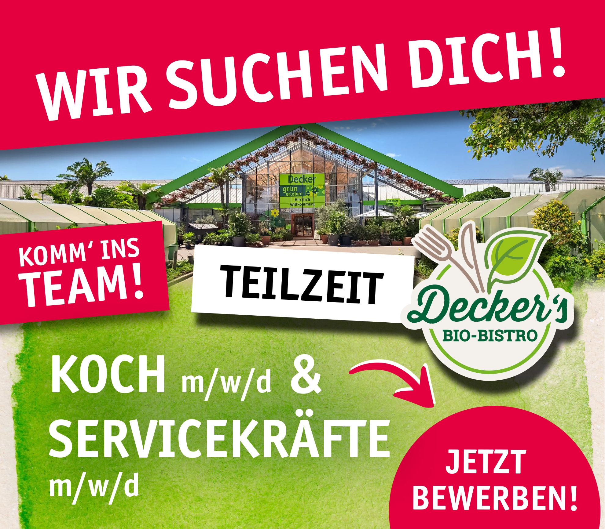 Komm ins Team - Küchen-Zauberer m/w/d gesucht!